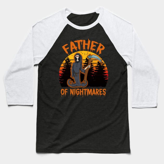 Father Of Nightmares Baseball T-Shirt by DragonTees